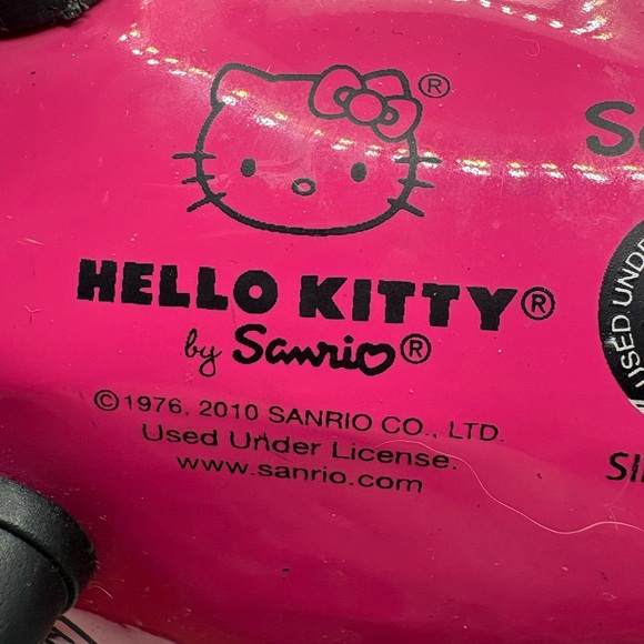 2010 Hello Kitty Kids Purse Pink Travel Stamp Design Sanrio Upper Deck - Picture 5 of 6